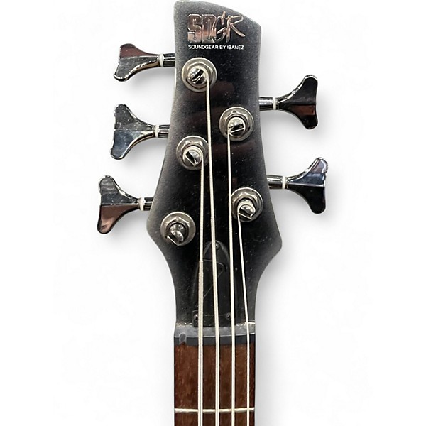 Used Ibanez SR305 5 String Metallic Gray Electric Bass Guitar