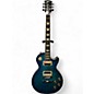 Used 2022 Gibson LES PAUL TRADITIONAL PRO V AAA FLAME TOP  Ocean Water Perimeter Solid Body Electric Guitar thumbnail