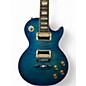 Used 2022 Gibson LES PAUL TRADITIONAL PRO V AAA FLAME TOP  Ocean Water Perimeter Solid Body Electric Guitar