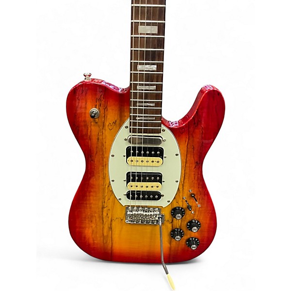 Used Sawtooth ET HYBRID T STYLE Cherry Sunburst Solid Body Electric Guitar