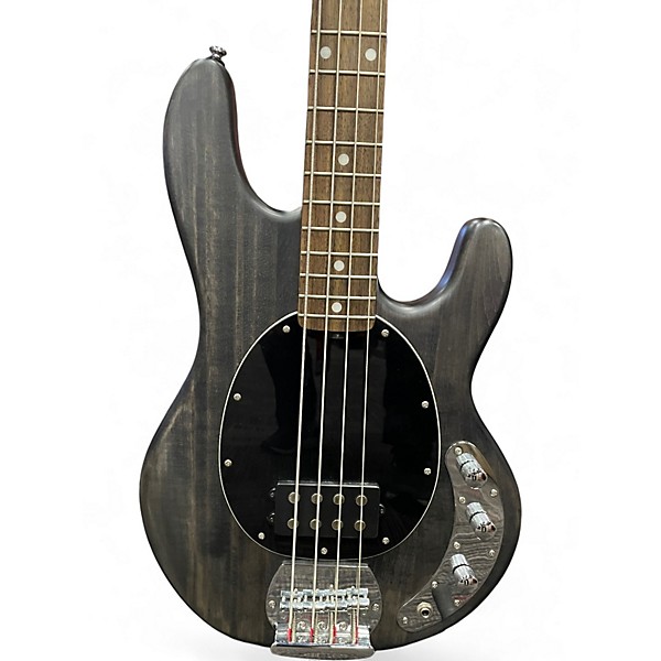 Used Sterling by Music Man Ray4 Satin Black Electric Bass Guitar