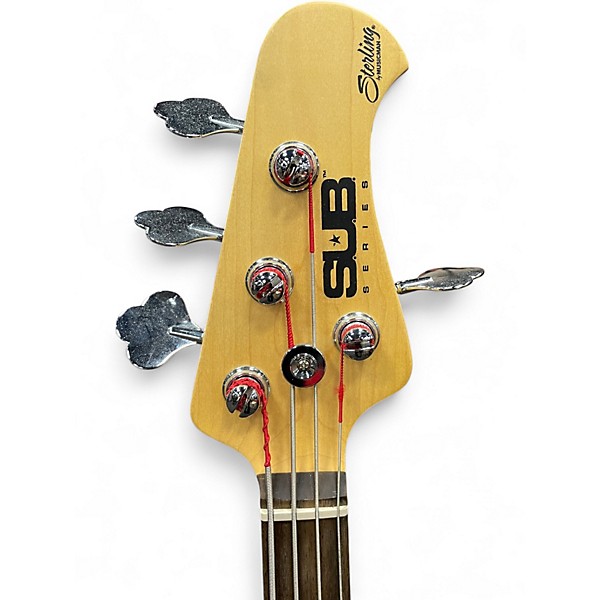 Used Sterling by Music Man Ray4 Satin Black Electric Bass Guitar