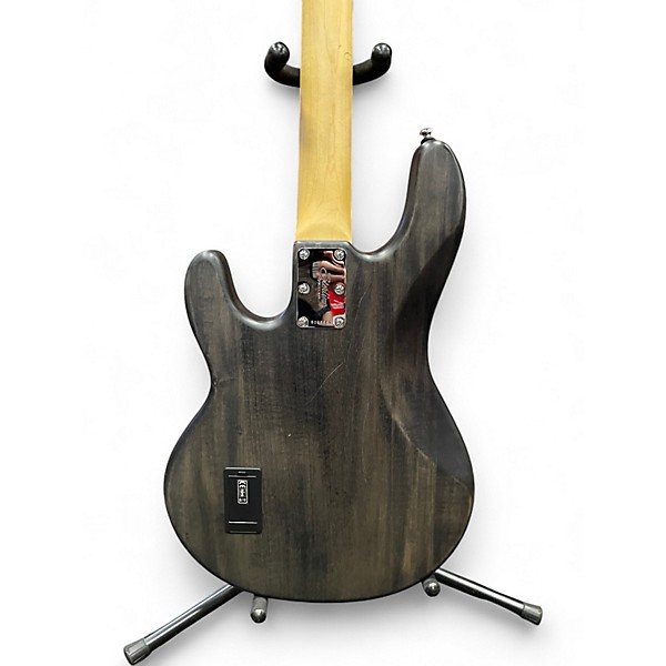 Used Sterling by Music Man Ray4 Satin Black Electric Bass Guitar