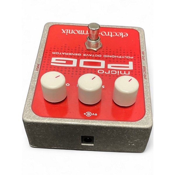 Used Electro-Harmonix Micro Pog Polyphonic Octave Generator Effect Pedal