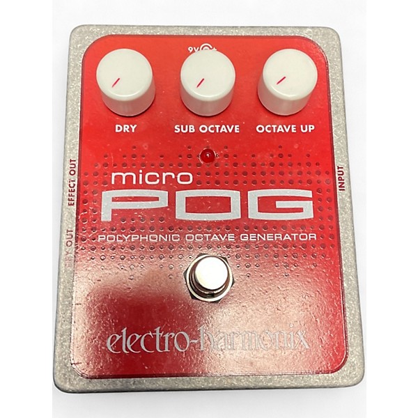 Used Electro-Harmonix Micro Pog Polyphonic Octave Generator Effect Pedal