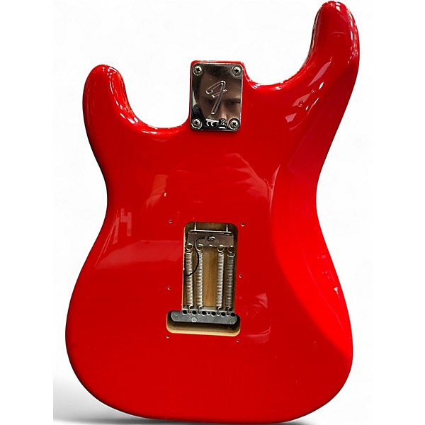 Used Fender Standard Stratocaster Candy Apple Red Solid Body Electric Guitar