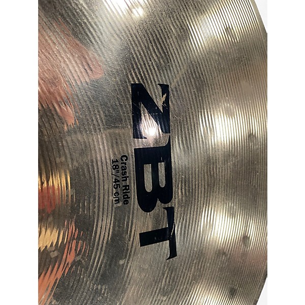 Used Zildjian 18in ZBT Crash Ride Cymbal