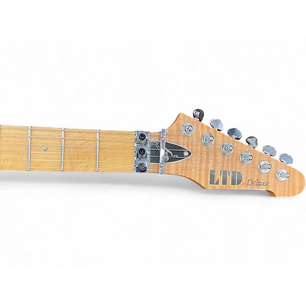 Used ESP LTD M1000 Dlx Natural Solid Body Electric Guitar