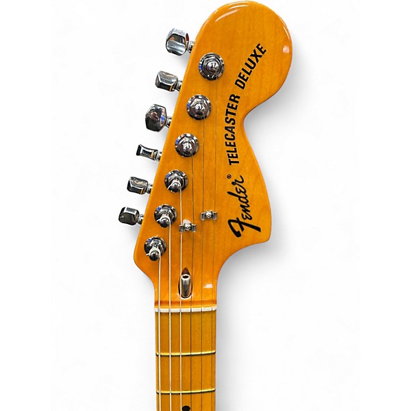 Used Fender AMERICAN VINTAGE II 1975 TELECASTER DELUXE Black Solid Body Electric Guitar