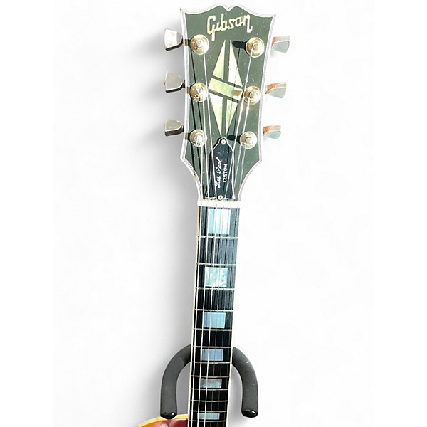 Vintage 1974 Gibson Les Paul Custom Twentieth Anniversary 2 Color Sunburst Solid Body Electric Guitar