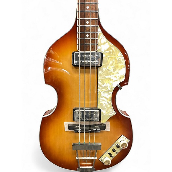 Used Hofner HCT-500/1 Contemporary Violin Bass Honey Burst Electric Bass Guitar