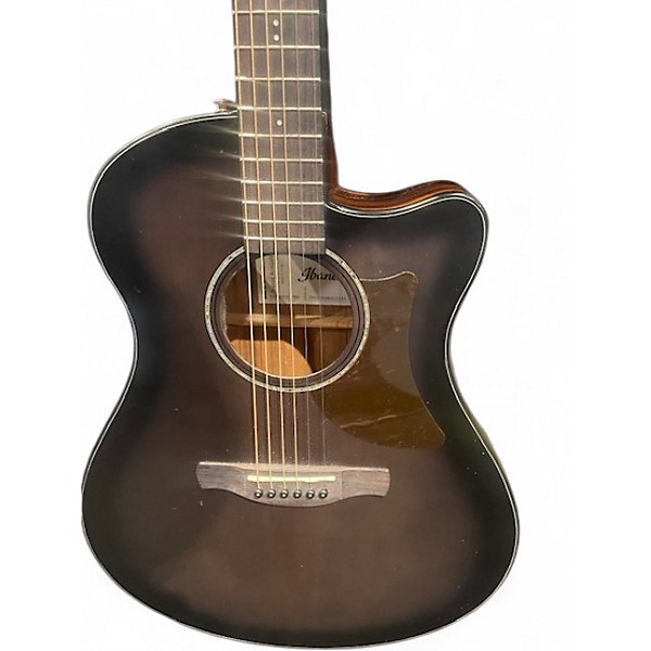 Used Ibanez AAM70CE BLACK FADE Acoustic Electric Guitar