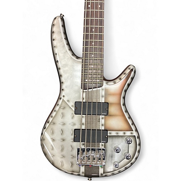 Used 2001 Ibanez SR505 5 String Custom Graphic Electric Bass Guitar