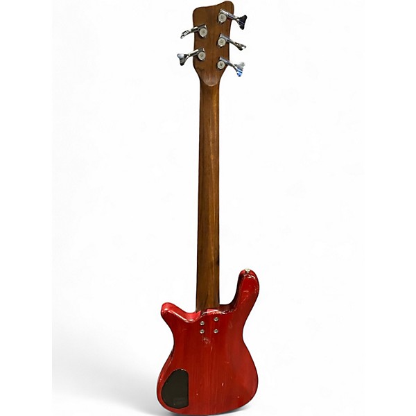Used Warwick Streamer Standard 5 Red Electric Bass Guitar