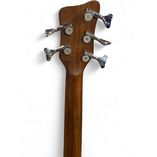 Used Warwick Streamer Standard 5 Red Electric Bass Guitar