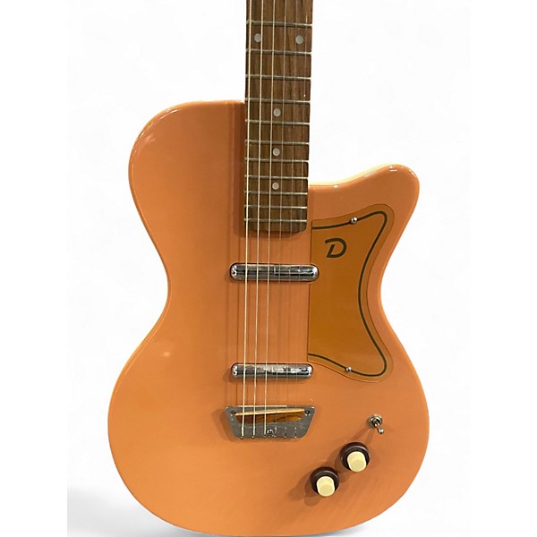 Used Danelectro 56 U2 Reissue Salmon Solid Body Electric Guitar