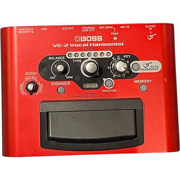 Used BOSS VE2 Vocal Harmonist Effect Processor
