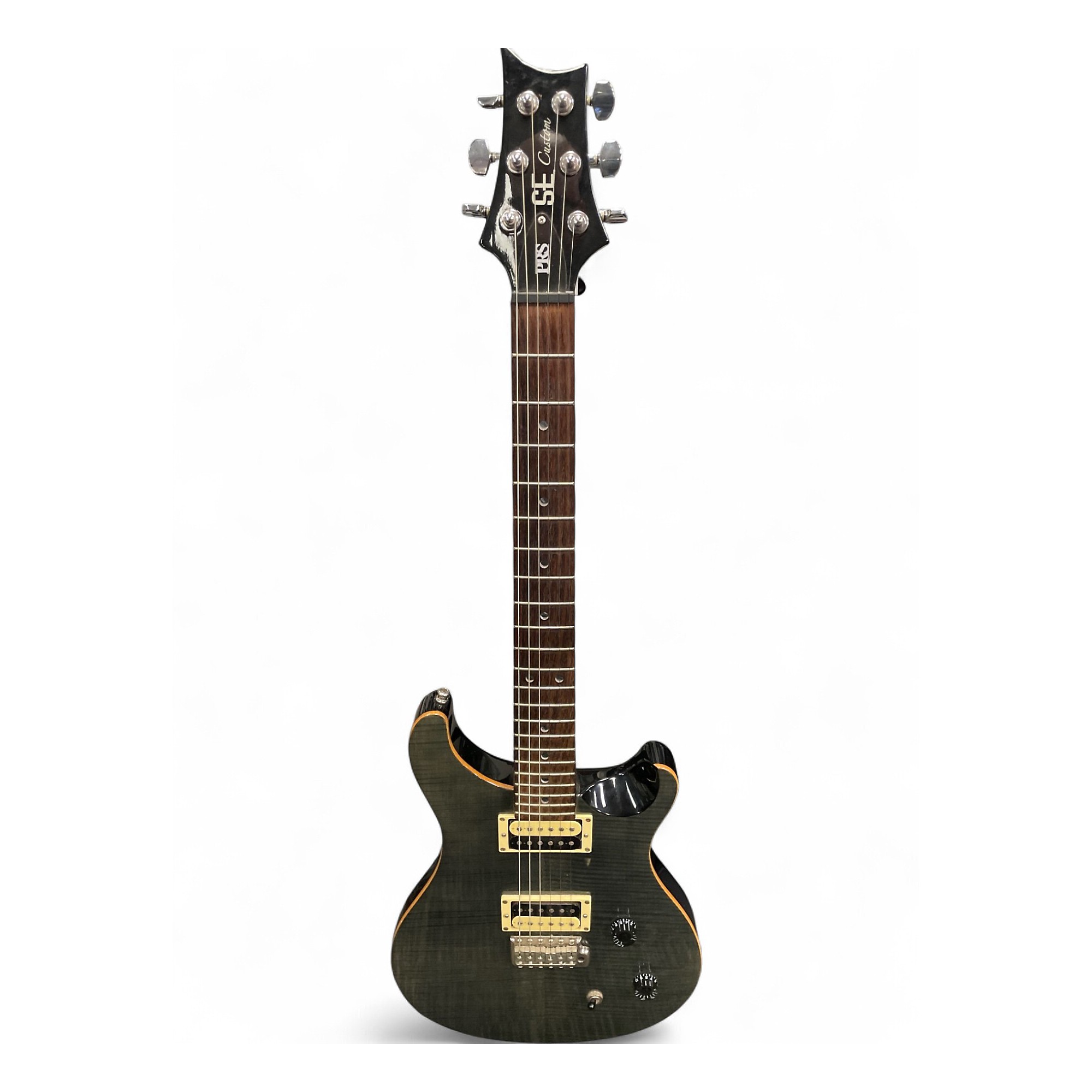 Used PRS SE Custom 24 Emerald Green Solid Body Electric Guitar