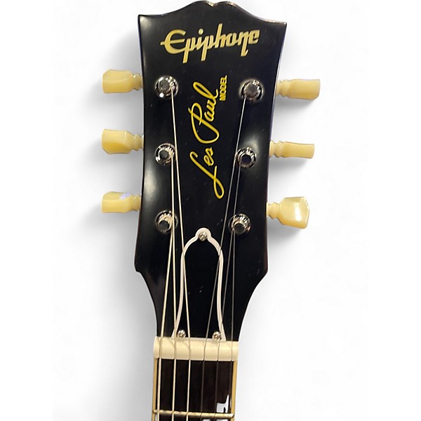 Used Epiphone LES PAUL CUSTOM 60S ICE TEA Solid Body Electric Guitar