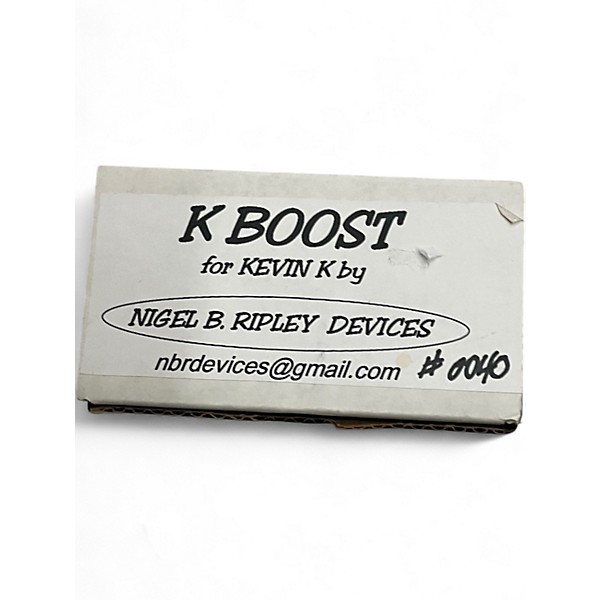 Used Nigel B Ripley Devices K BOOST Effect Pedal
