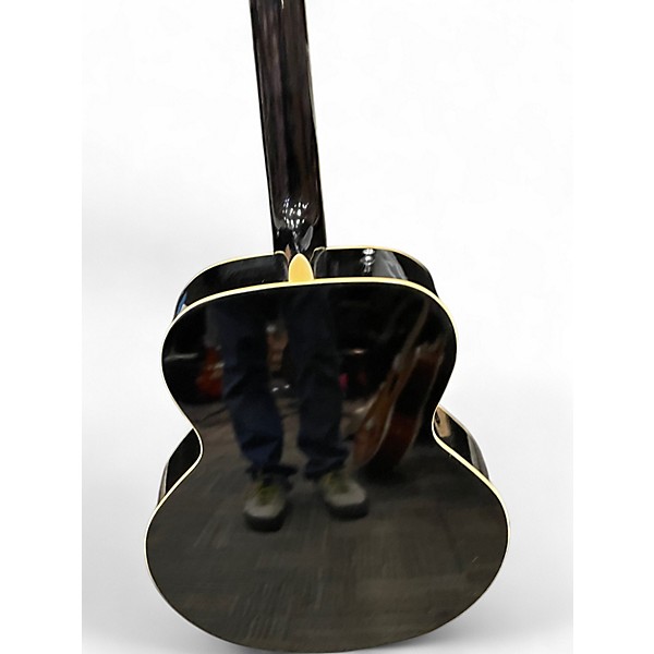 Used Dean EAB AE Black Acoustic Bass Guitar