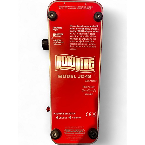 Used Dunlop JD4S Rotovibe Vibrolla Effect Pedal