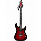 Used Schecter Guitar Research DIAMOND SERIES DEMON 6 Crimson Red Burst Solid Body Electric Guitar thumbnail