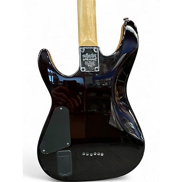 Used Schecter Guitar Research DIAMOND SERIES DEMON 6 Crimson Red Burst Solid Body Electric Guitar