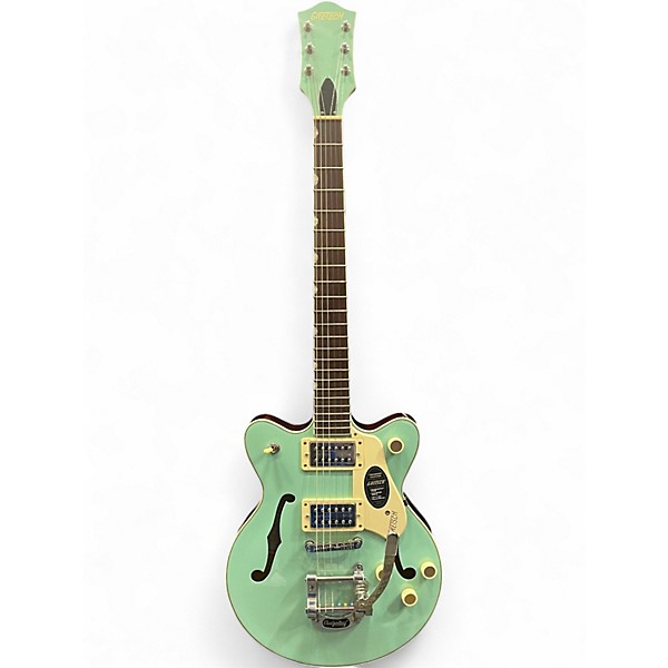 Used Gretsch Guitars G2655T Streamliner Center Block Junior Mint Metallic Hollow Body Electric Guitar