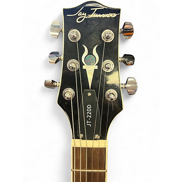 Used Jay Turser JT220D Trans Orange Solid Body Electric Guitar