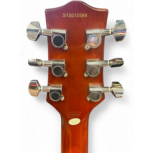 Used Jay Turser JT220D Trans Orange Solid Body Electric Guitar