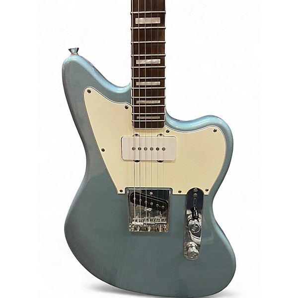 Used Squier Paranormal Offset Telecaster SJ Ice Blue Metallic Solid Body Electric Guitar