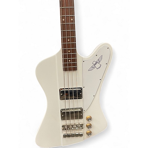 Used Epiphone Thunderbird IV Alpine White Electric Bass Guitar