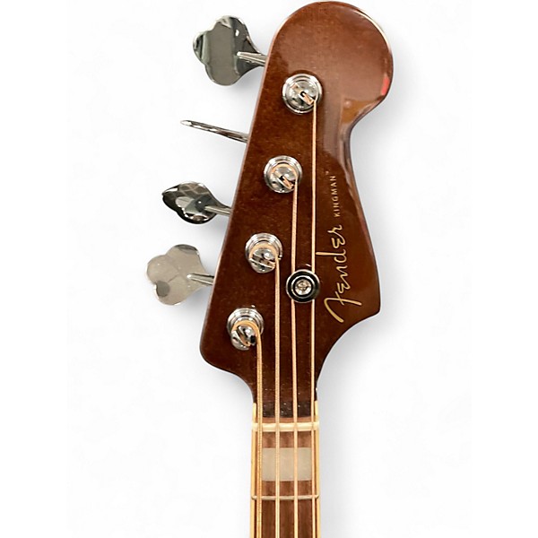 Used Fender Kingman Shaded Edge Burst Acoustic Bass Guitar