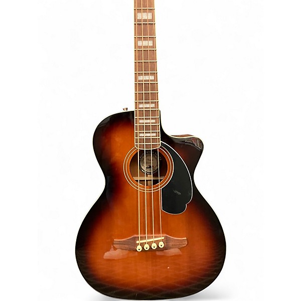 Used Fender Kingman Shaded Edge Burst Acoustic Bass Guitar