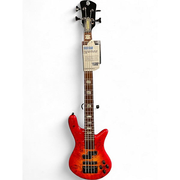 Used Spector euro 4 bolt on cherry burst Electric Bass Guitar
