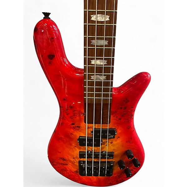 Used Spector euro 4 bolt on cherry burst Electric Bass Guitar