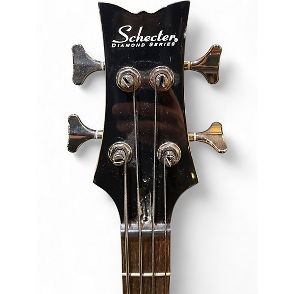 Used Schecter Guitar Research Raiden Special 4 String Red and Black Electric Bass Guitar