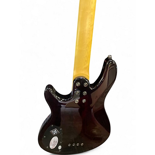 Used Schecter Guitar Research Raiden Special 4 String Red and Black Electric Bass Guitar