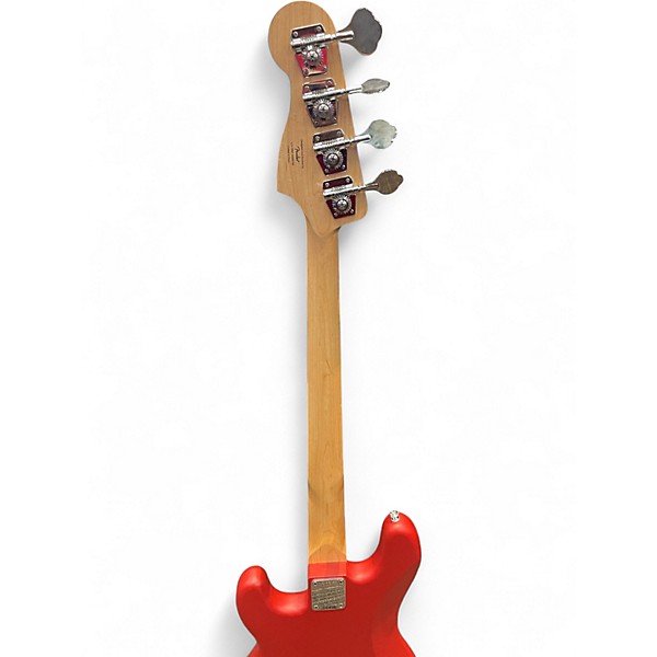 Used Squier Precision Bass RED Electric Bass Guitar