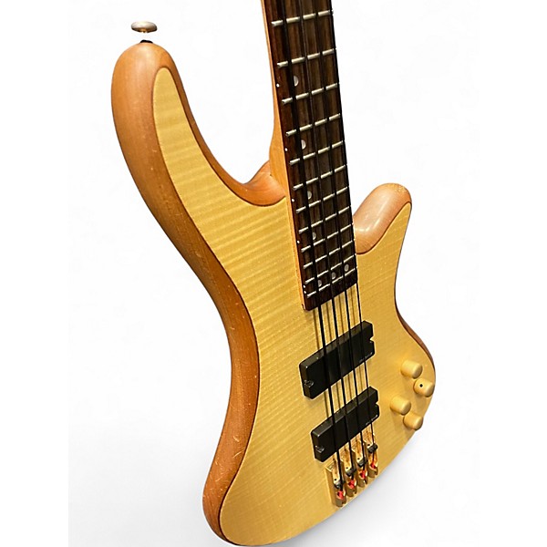 Used Schecter Guitar Research DIAMOND SERIES STILLETO 4 Natural Electric Bass Guitar