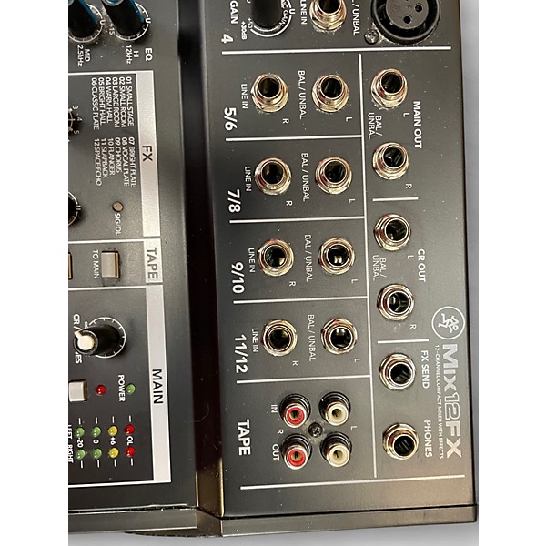 Used Mackie mix12fx Unpowered Mixer