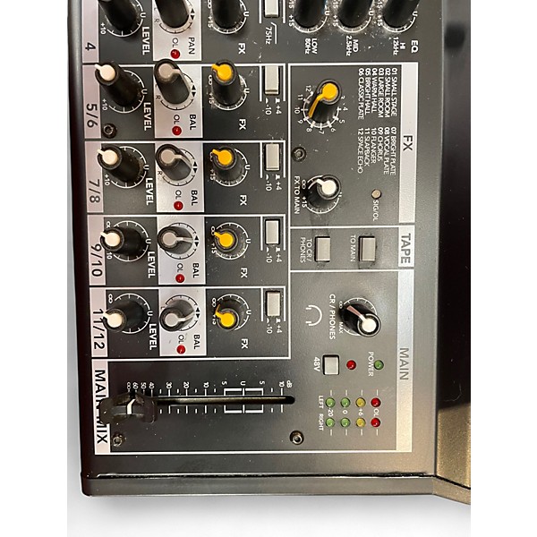 Used Mackie mix12fx Unpowered Mixer