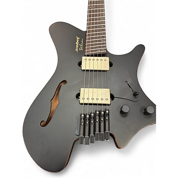 Used strandberg SALEN JAZZ NX Black Hollow Body Electric Guitar