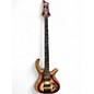 Used Schecter Guitar Research Riot 4 String Aurora Burst Electric Bass Guitar
