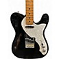 Used 2024 Fender Vintera II 60s Thinline Telecaster Black Hollow Body Electric Guitar thumbnail