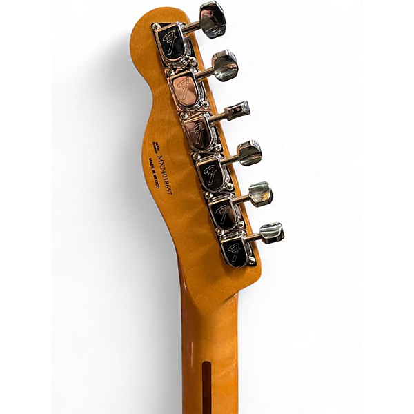 Used 2024 Fender Vintera II 60s Thinline Telecaster Black Hollow Body Electric Guitar