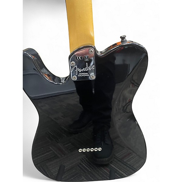 Used Fender American Elite Telecaster BLACK GALAXY Solid Body Electric Guitar