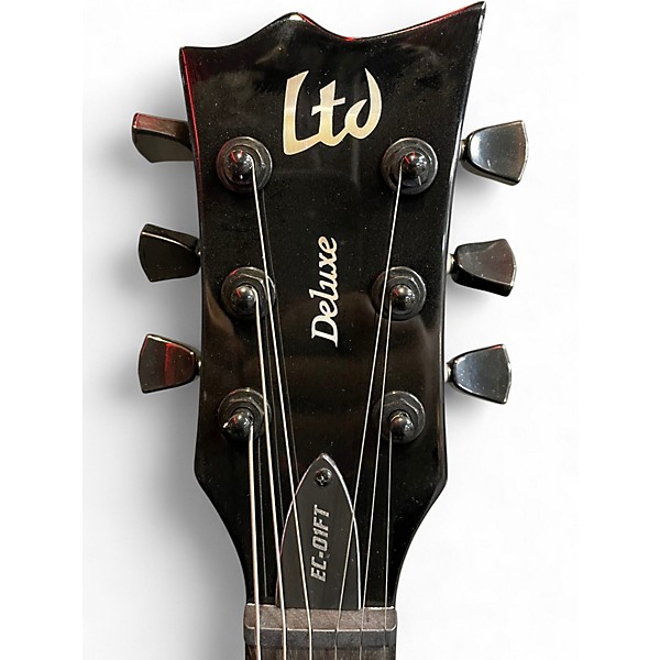 Used ESP Ltd EC-01FT Deluxe Vintage Burst Solid Body Electric Guitar