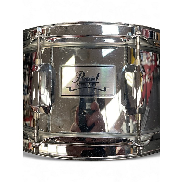 Used Pearl 6X14 Steel Shell Steel Drum